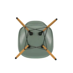 Vitra Eames DSW stol, fiberglas, sea foam green - lönn
