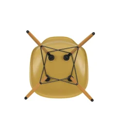 Vitra Eames DSW stol, fiberglas, ljus ockra - lönn