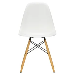 Vitra Eames DSW stol, vit - lönn