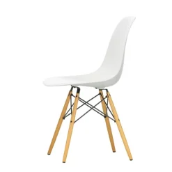 Vitra Eames DSW stol, vit - lönn