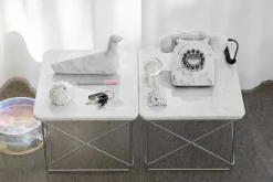 Vitra Eames LTR bord, marmor - basic dark