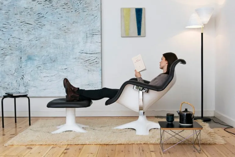 Vitra Eames LTR Occasional bord, svart - krom