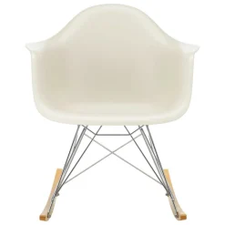 Vitra Eames RAR gungstol, pebble RE - krom - lönn