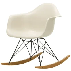 Vitra Eames RAR gungstol, pebble RE - basic dark - lönn