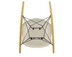 Vitra Eames RAR gungstol, pebble RE - basic dark - lönn