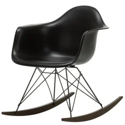 Vitra Eames RAR gungstol, deep black RE - basic dark - mörk lönn