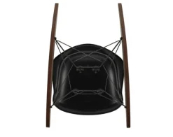 Vitra Eames RAR gungstol, deep black RE - basic dark - mörk lönn