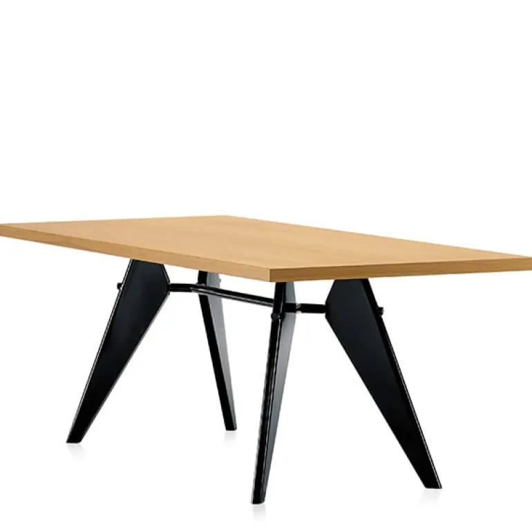 Vitra Em Table 240 x 90 cm, ek - svart