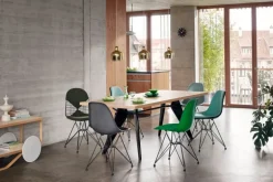 Vitra Em Table 200 x 90 cm, ek - svart