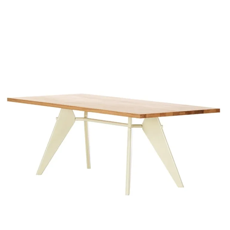 Vitra Em Table 200 x 90 cm, ek - écru