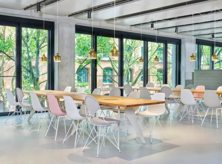 Vitra Em Table 200 x 90 cm, ek - écru