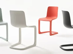 Vitra EVO-C stol, grafitgrå