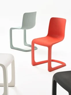 Vitra EVO-C stol, ljus mint