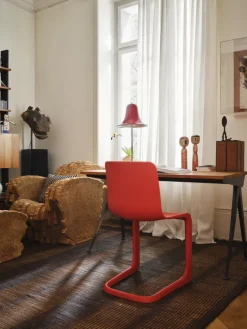 Vitra EVO-C stol, vallmoröd