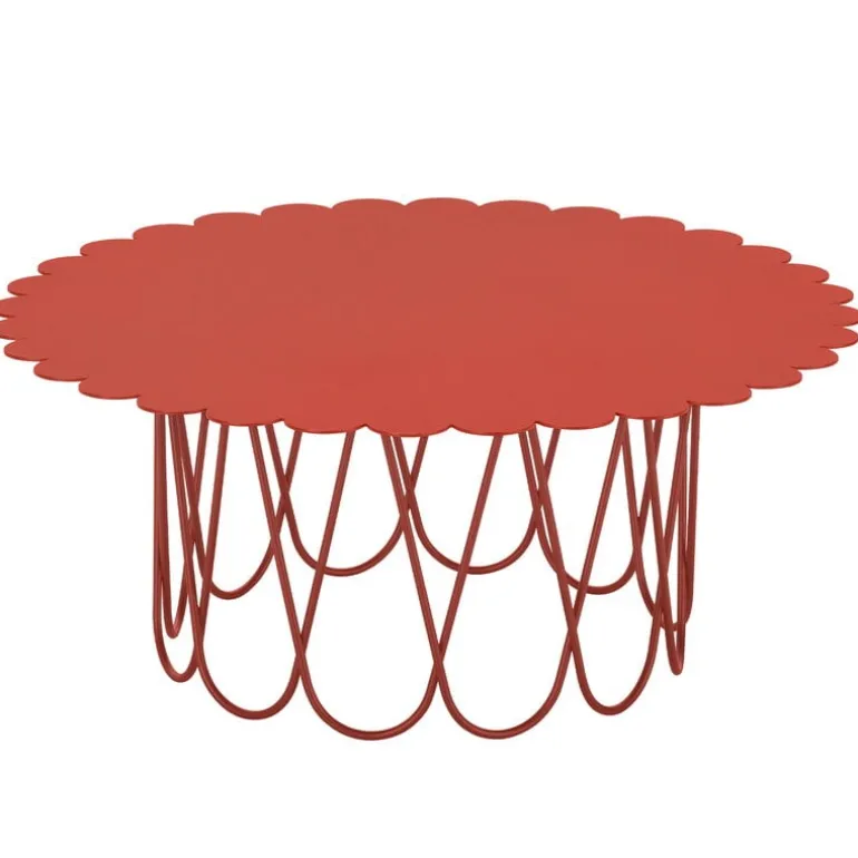 Vitra Flower bord, stort, rött