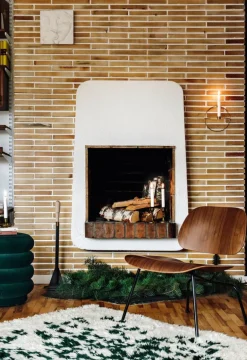 Vitra Fåtölj Plywood Group LCM, valnöt - svart