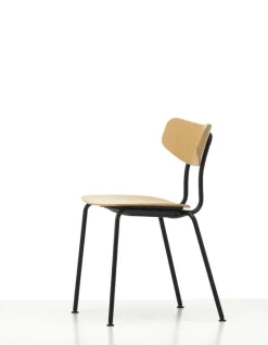 Vitra Moca stol, naturell ek - basic dark