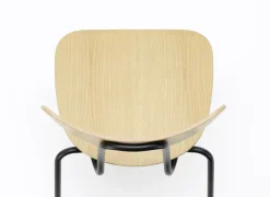 Vitra Moca stol, naturell ek - basic dark