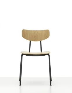 Vitra Moca stol, naturell ek - basic dark