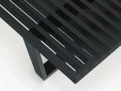 Vitra Nelson bänk, kort, svart ask