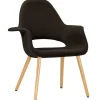 Vitra Organic Chair, oak - chocolate/black