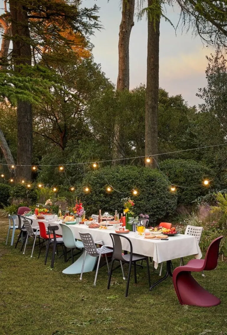 Vitra Panton stol, vinröd