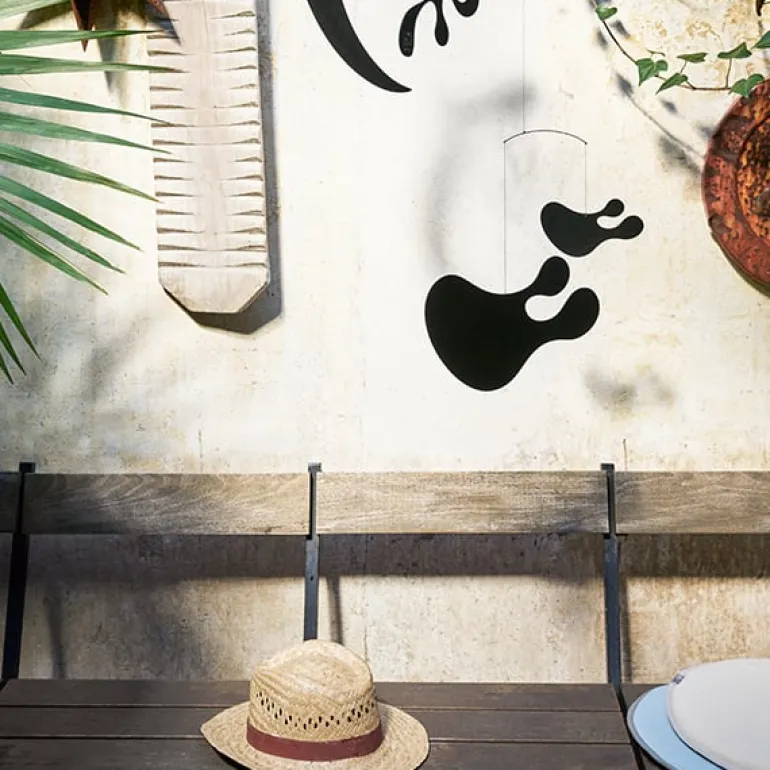 Vitra Seat Dot dyna, gräddvit - tobak