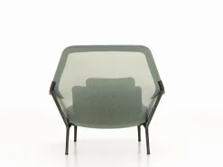 Vitra Slow Chair, blå/grön - choklad