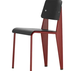 Vitra Standard SP Chair, Japanese red - svart
