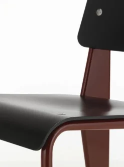 Vitra Standard SP Chair, Japanese red - svart