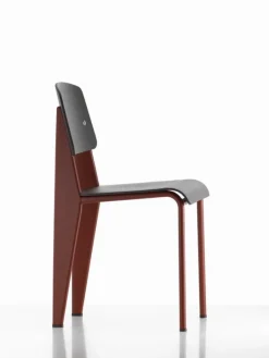 Vitra Standard SP Chair, Japanese red - svart
