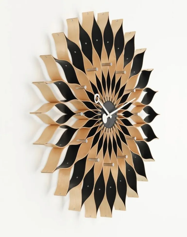 Vitra Sunflower Clock, björk