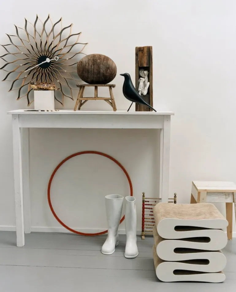 Vitra Sunflower Clock, björk