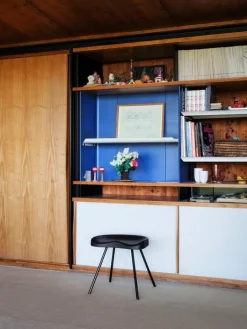 Vitra Tabouret 307 pall, mörk ek