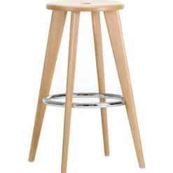 Vitra Tabouret Haut barstol, naturlig ek