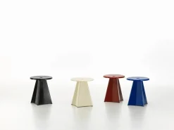 Vitra Tabouret Métallique pall, Prouvé Bleu Marcoule