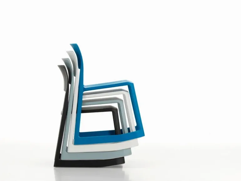 Vitra Tip Ton stol, isgrå