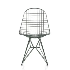 Vitra Wire Chair DKR, dark green