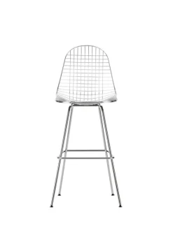 Vitra Wire Stool, hög, krom