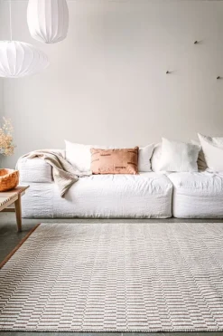 VM Carpet Duo Latua matta, vit - koppar