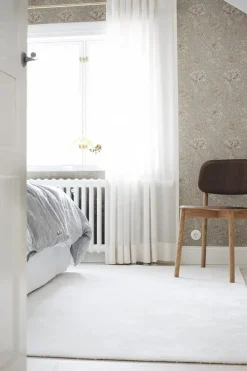 VM Carpet Hattara matta, vit, smal bård