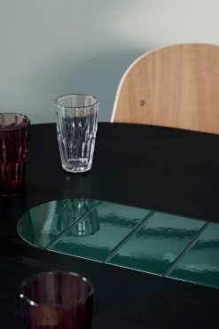 Warm Nordic Be My Guest matbord, svart - skogsgrön