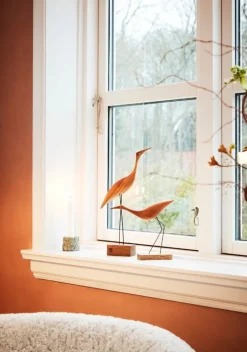 Warm Nordic Beak Bird, Låg Häger, ek