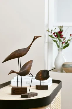 Warm Nordic Beak Bird, Tall Heron, rökt ek