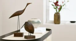 Warm Nordic Beak Bird, Tall Heron, rökt ek