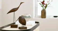 Warm Nordic Beak Bird, Tall Heron, rökt ek