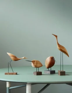 Warm Nordic Beak Bird, vaken snäppa, ek