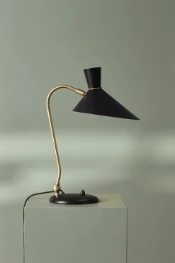 Warm Nordic Bloom bordslampa, svart