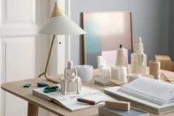 Warm Nordic Brass Top bordslampa, warm white