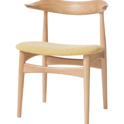 Warm Nordic Cow Horn stol, oljad ek - vanilj